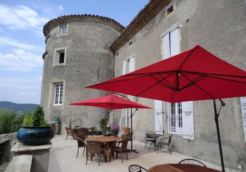 Chateau De Mauras Chomérac Exterior foto